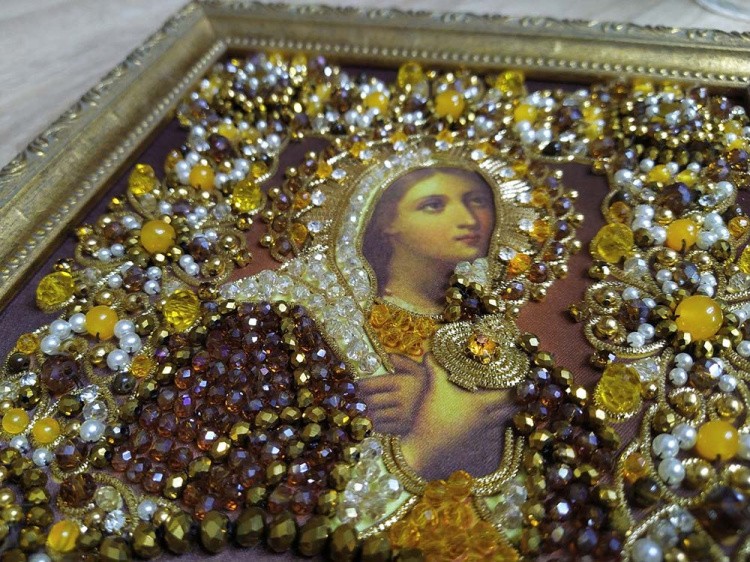 Набор для вышивания хрустальными камнями «Святая Мария» — картинка 9