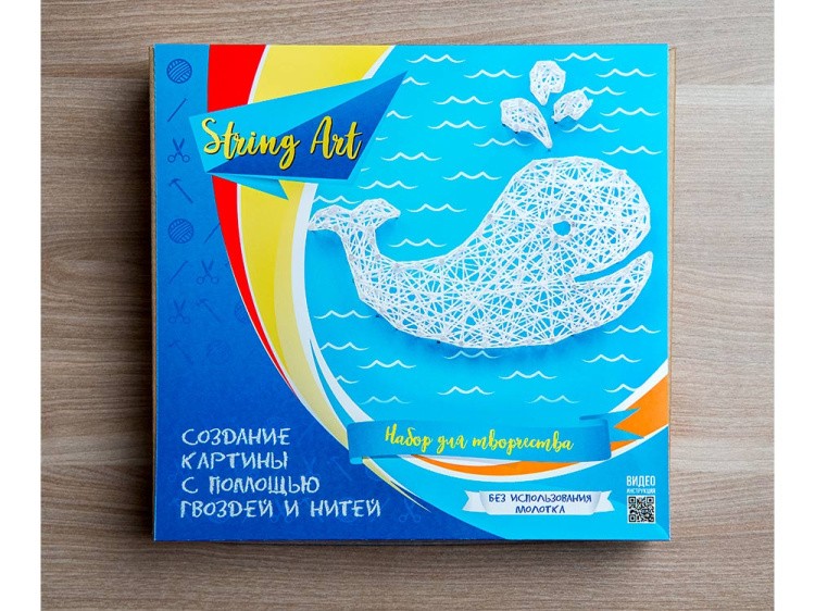 Набор для творчества STRING ART «Кит» — картинка 4