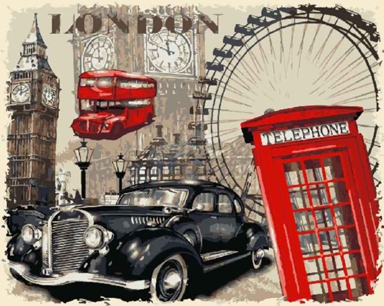 Картина по номерам «London»