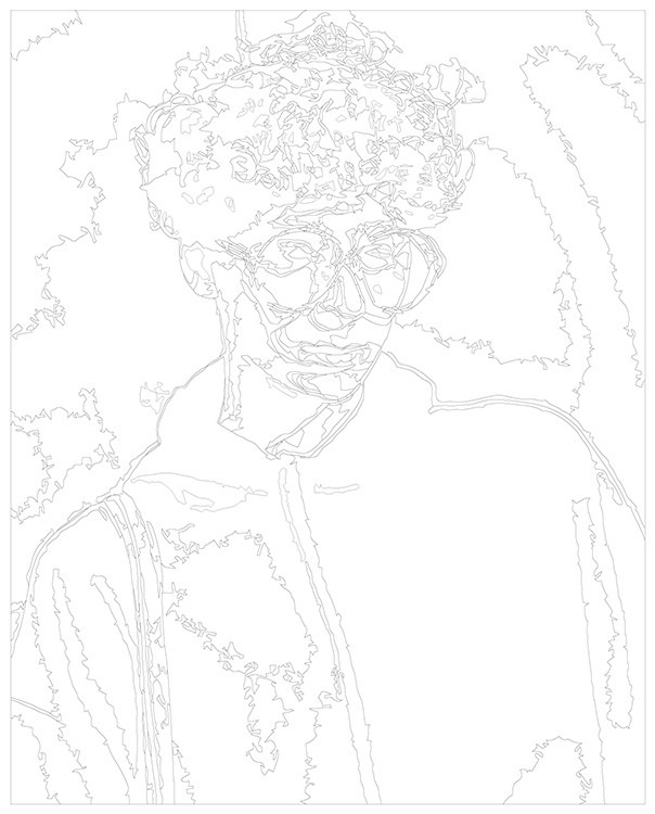 Картина по номерам «Вышел покурить: Юра Авангард» — картинка 3