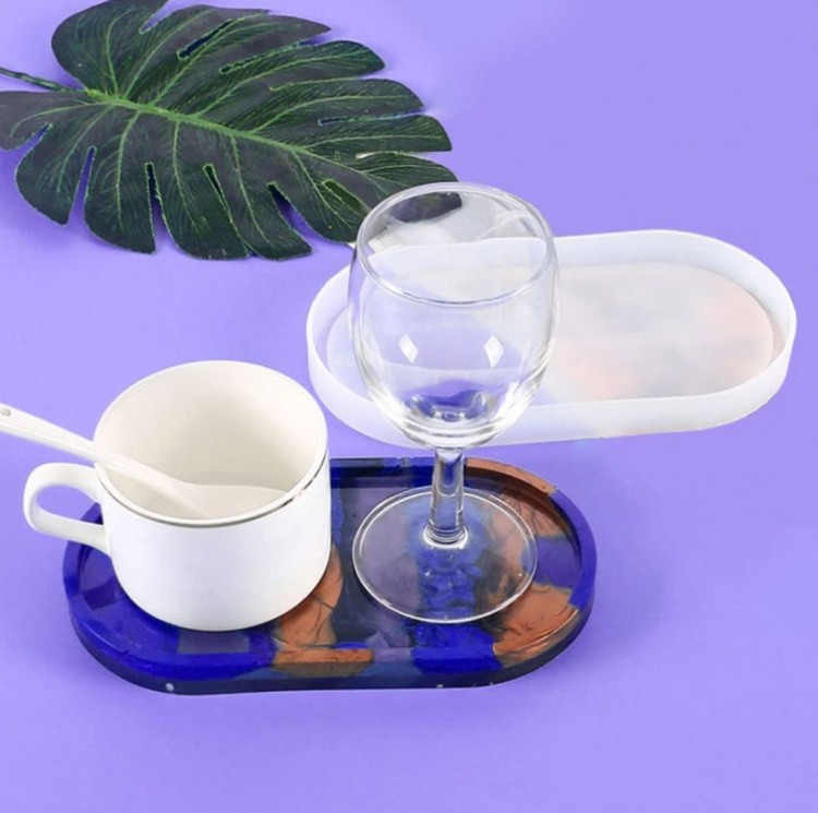 Силиконовый молд - Лоток овальный, 18x10см — картинка 4