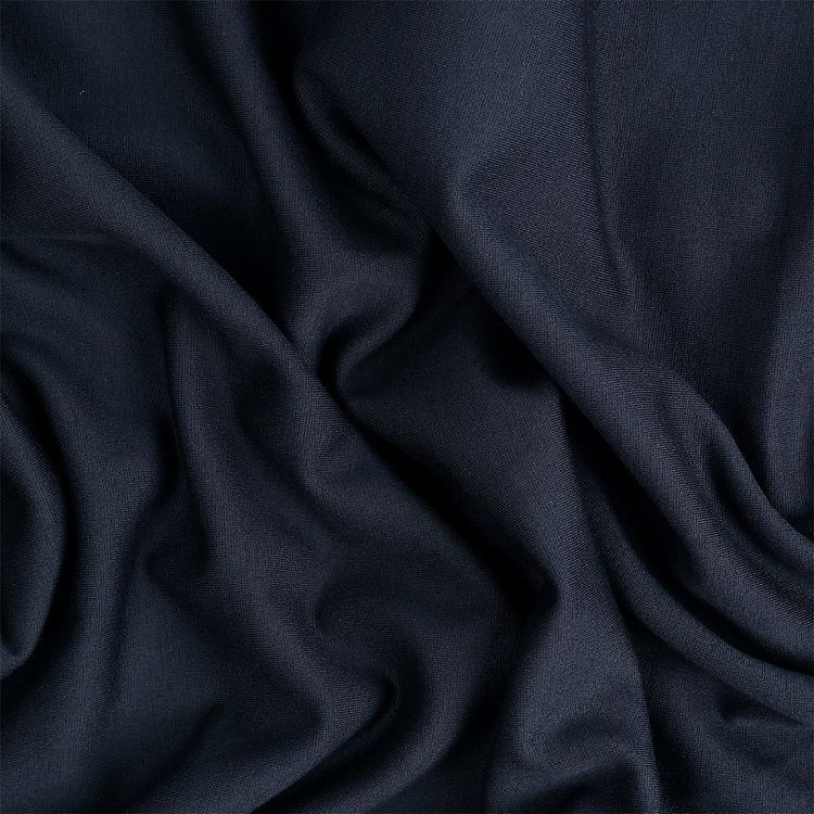 Ткань Джерси, 1 м x 155 см, 350 г/м², цвет: темно-синий, TBY — картинка 5