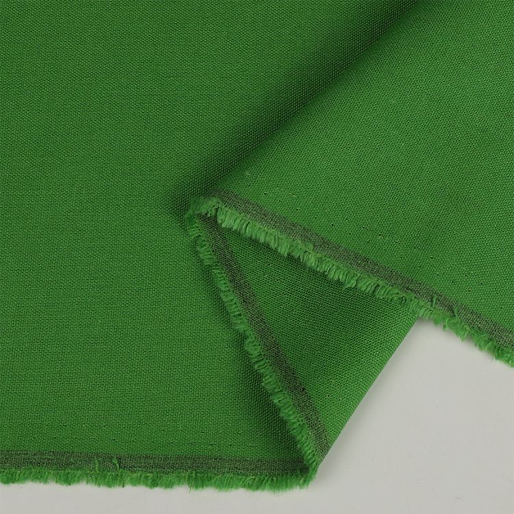 Ткань льняная, 1 м x 140 см, 200 г/м², цвет: зеленый, TBY — картинка 5