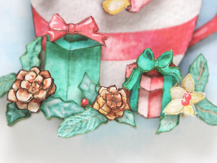 Папертоль «Мышка в чашке» — картинка 3