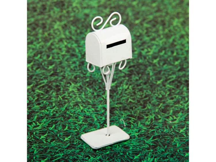 Садовая миниатюра MET-038 Почтовый ящик, металл 3.3x2x11 см, Blumentag — картинка 2
