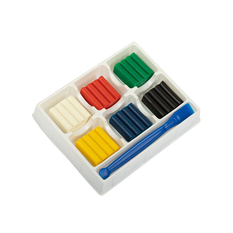 Пластилин восковой «Расти», 72 г, 6 цв., Лео — картинка 2