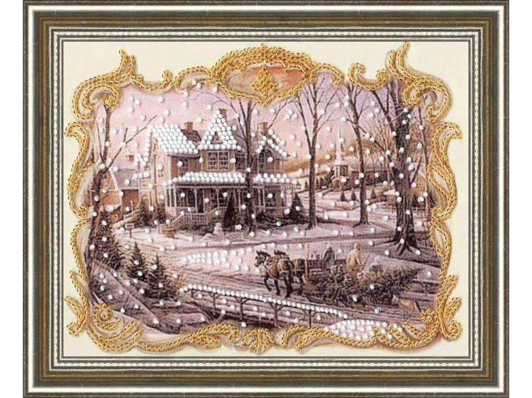 Набор вышивки бисером «Накануне Рождества» — картинка 2