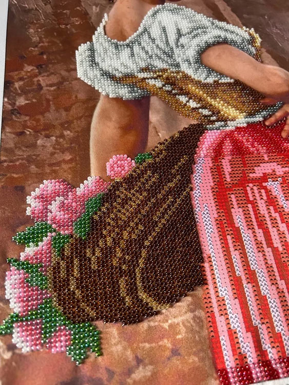 Рисунок на ткани «Венецианская цветочница» — картинка 4