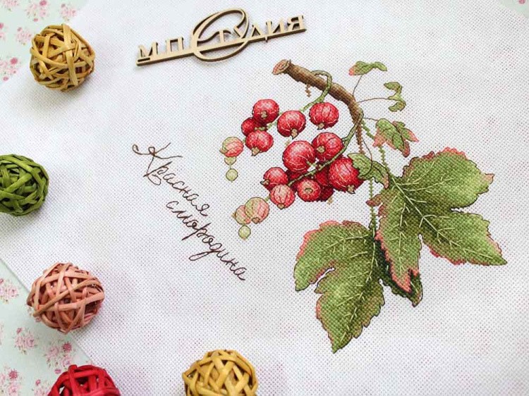Набор для вышивания «Дары природы. Красная смородина» — картинка 3