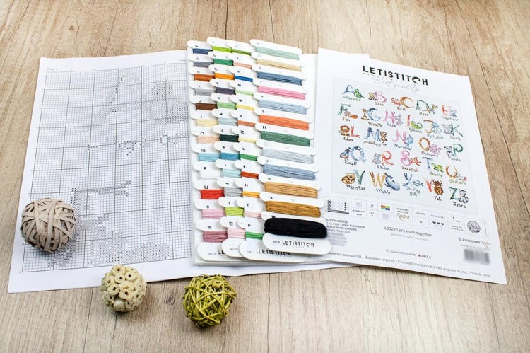 Набор для вышивания «Давайте учиться вместе» — картинка 3