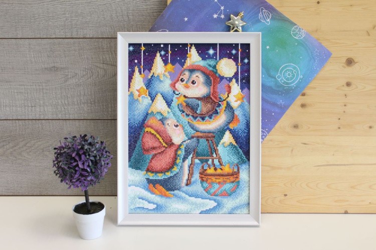 Алмазная вышивка «Звёздное небо» — картинка 3