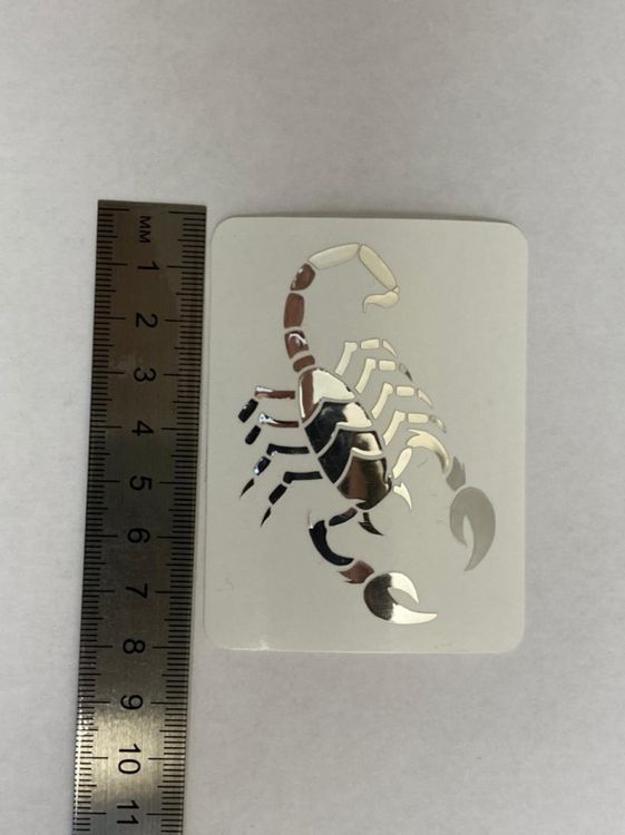 №516 Наклейка (Серебро) Sticker, Art Blong — картинка 3