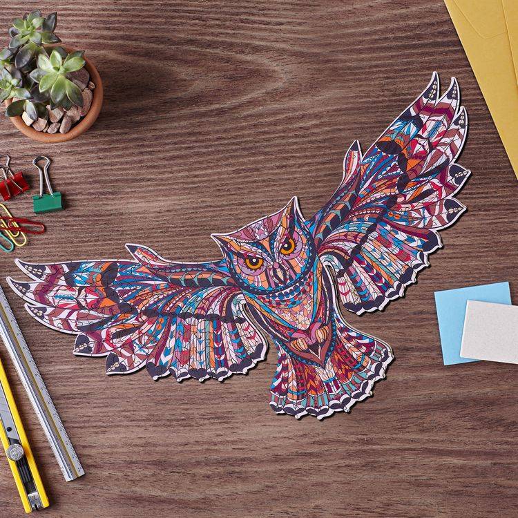 Деревянные пазлы Артвентура «Сова тотем» — картинка 2