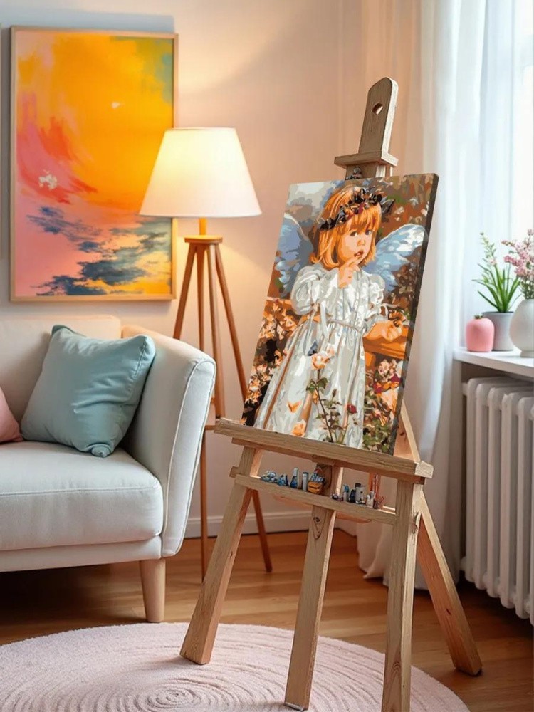 Картина по номерам «Ребёнок-aнгeл» — картинка 10