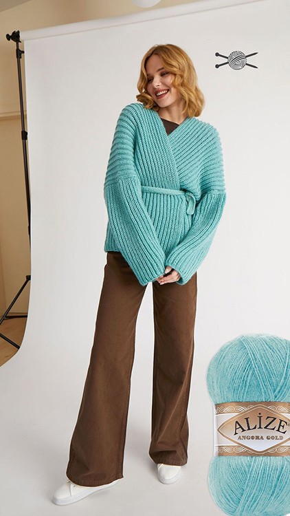 Пряжа ALIZE Angora Gold (757), светлый фрез, 5 шт. по 100 г — картинка 7