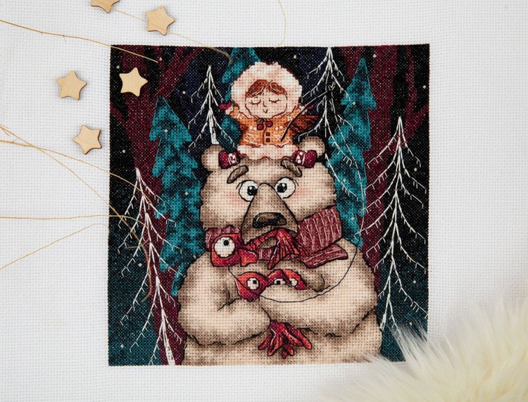 Набор для вышивания «Зимняя рыбалка» — картинка 2