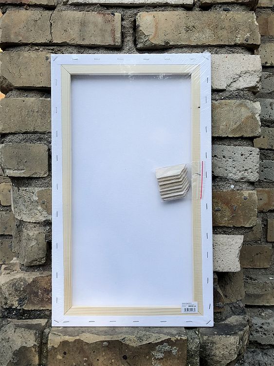 Холст на подрамнике Magic4Hobby 30х50 см, хлопок 100%, мелкое зерно — картинка 5