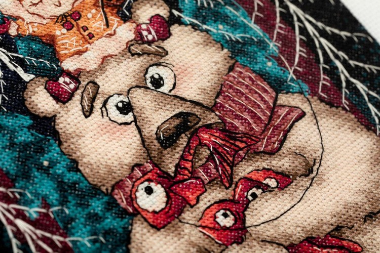 Набор для вышивания «Зимняя рыбалка» — картинка 4