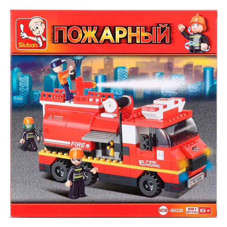 Конструктор «Пожарные. Команда спасателей», 281 деталь — картинка 3