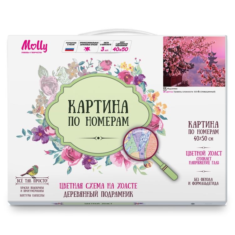 Картина по номерам «Фудзияма» — картинка 3