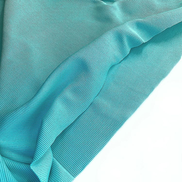 Ткань трикотаж Кашкорсе с лайкрой, 15 м, ширина 120 см, цвет: тиффани, TBY — картинка 4