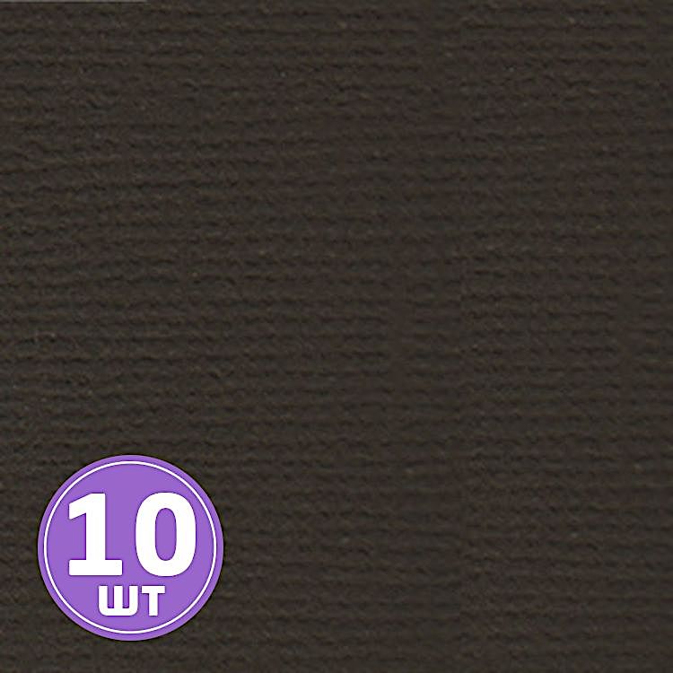 Бумага для скрапбукинга «Горький шоколад», 216 г/м2, 30,5x30,5 см, 10 шт., Mr.Painter