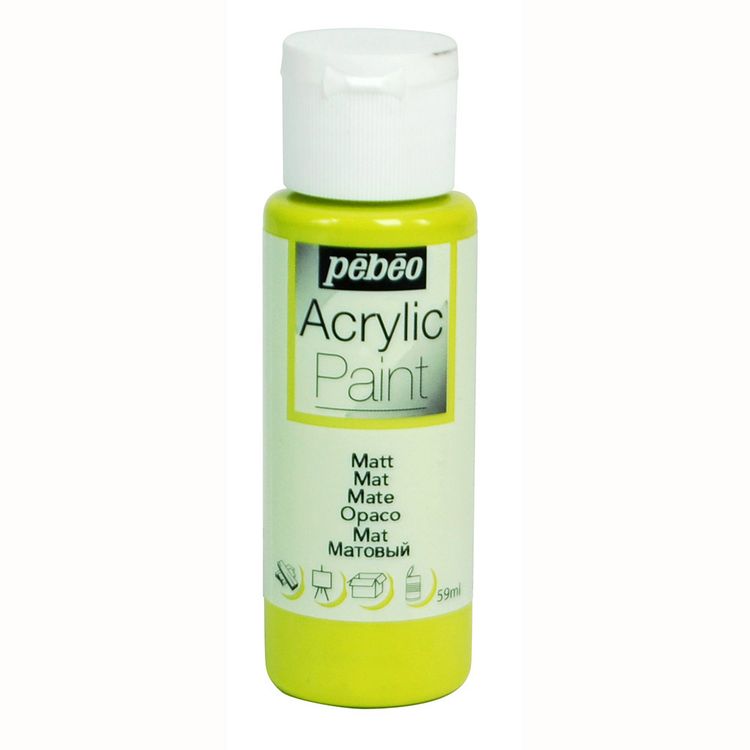 Краска акриловая Pebeo Acrylic Paint декоративная матовая (Анисовый), 59 мл