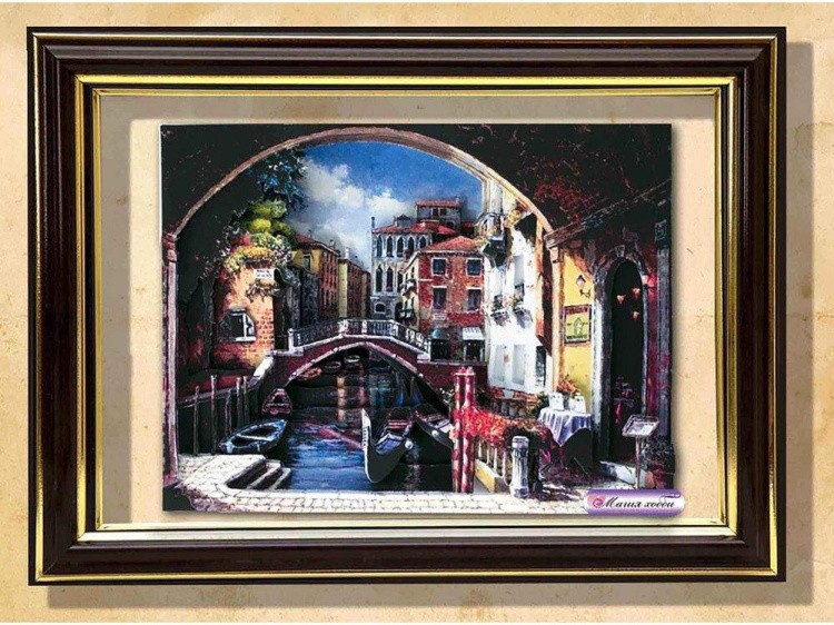 Рамка-аквариум с прозрачным дном для папертоли — картинка 2