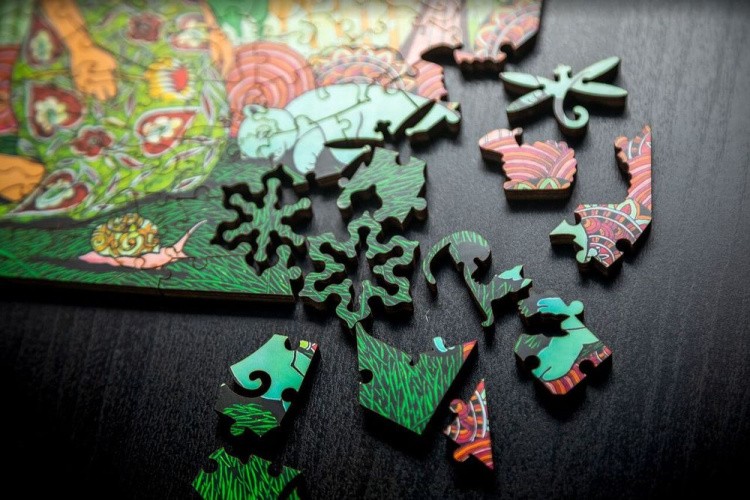 Деревянные пазлы DAVICI «Больше любви (двусторонние)» — картинка 8