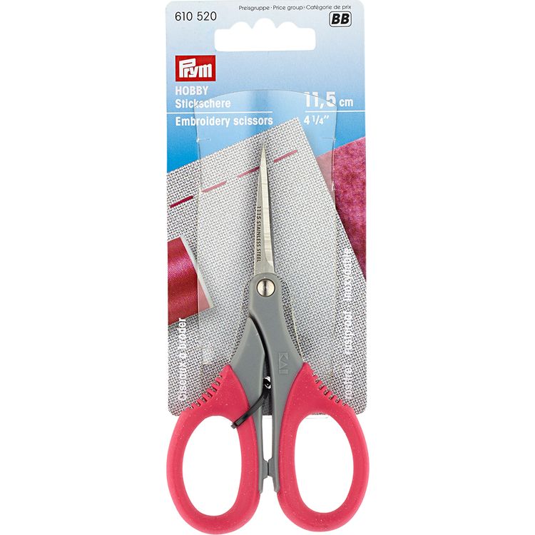 Ножницы «Hobby» для вышивки, 115 мм, Prym — картинка 3