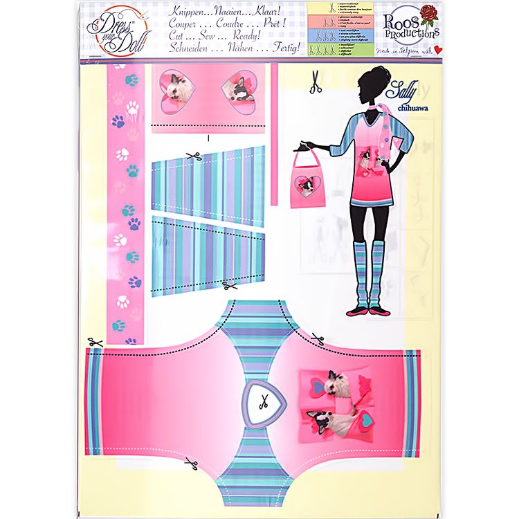 Набор для шитья «Одежда для кукол Sally Chihuawa №1» — картинка 2