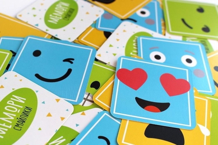 Настольная игра Мемори Смайлики — картинка 3