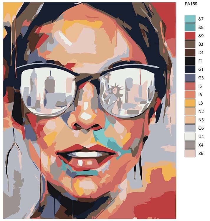 Картина по номерам «Путешествие в Нью-Йорк» — картинка 2