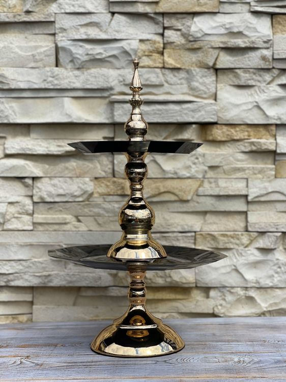 Фурнитура для фруктовницы «Аврора», серебряная, 42 см — картинка 3