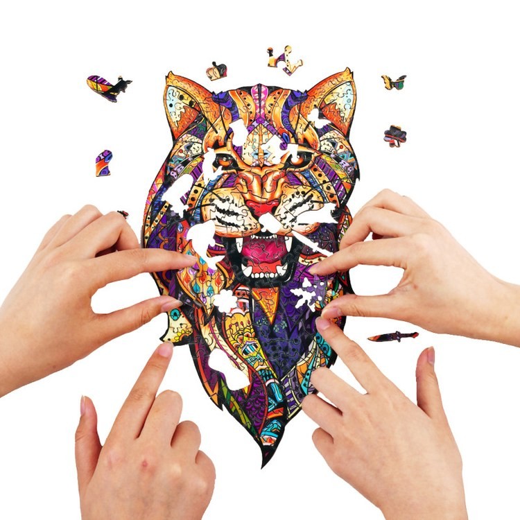 Деревянные пазлы «Африканский Леопард L», Woodbests — картинка 4