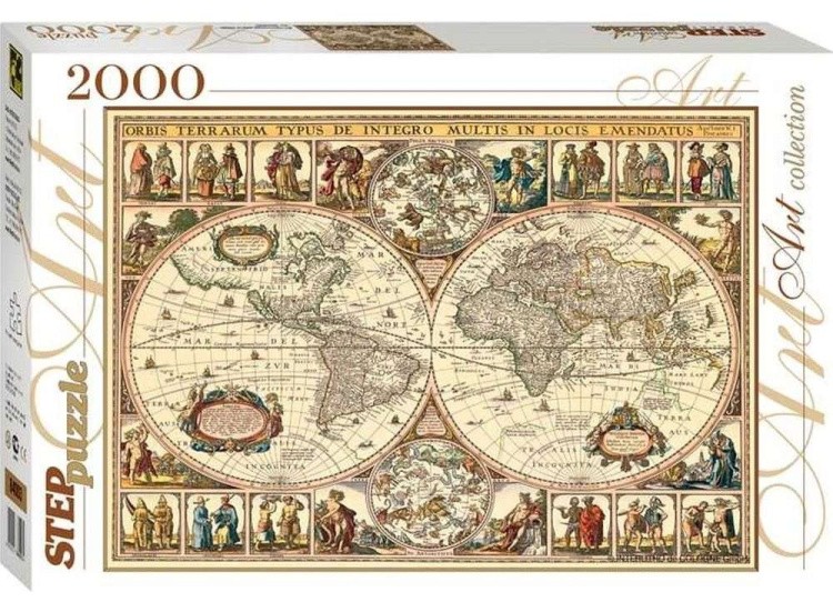 Пазлы «Историческая карта мира»