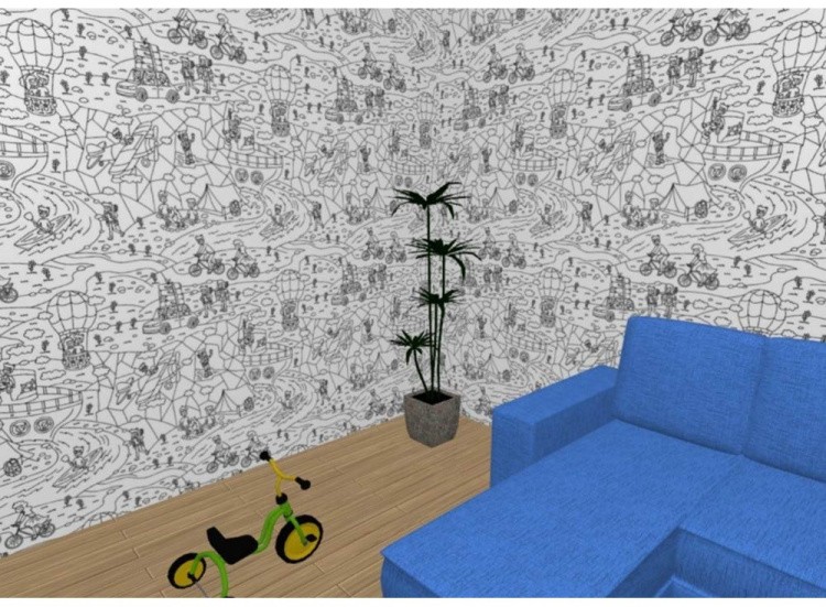 Раскраска в рулоне «Путешествие» — картинка 2