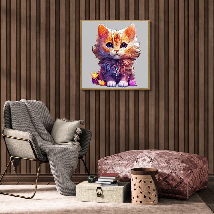 Деревянные пазлы «Фэнтези кэт L», Woodbests — картинка 8