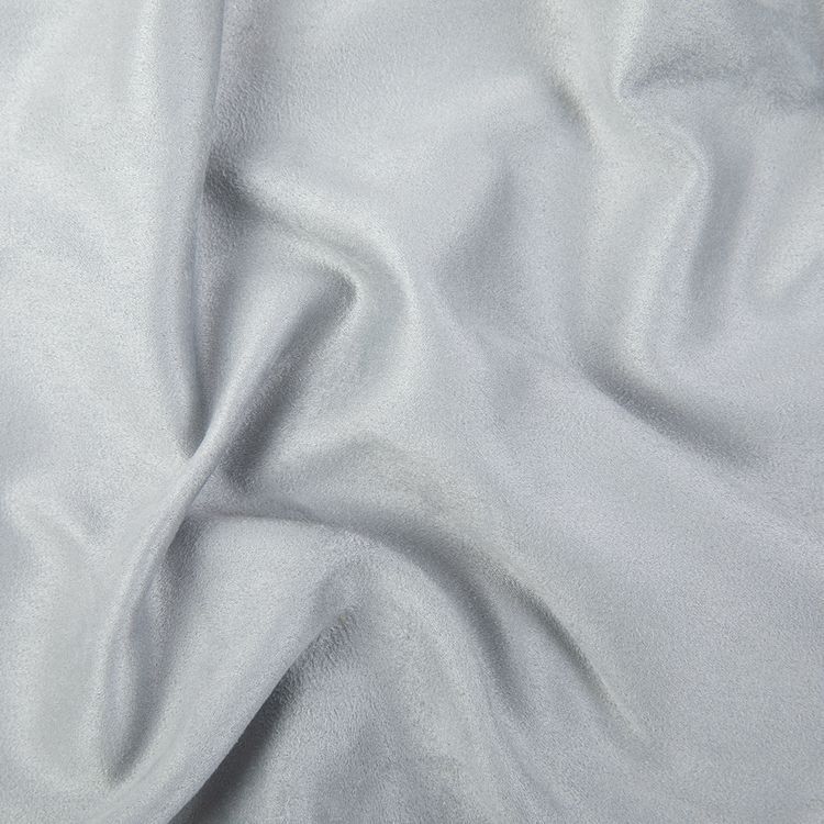 Искусственная замша WOVEN SUEDE, 35x50 см, 175 г/м2, 100% полиэстер, цвет: 14-4202 silver (светло-серый), Peppy — картинка 3