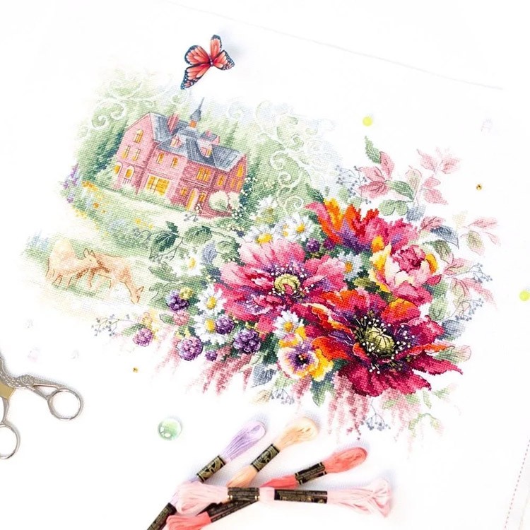 Набор для вышивания «Замок у леса» — картинка 2