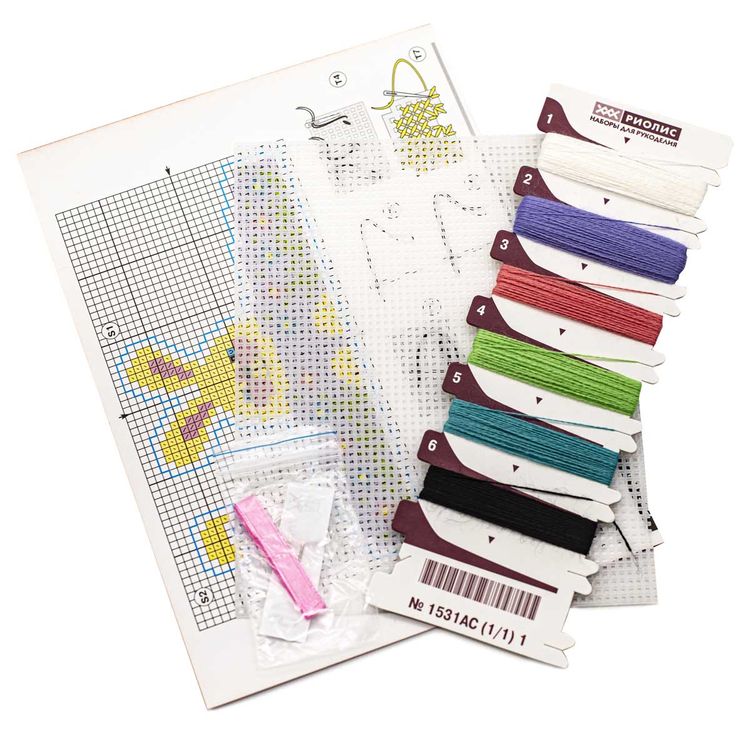 Набор для вышивания «Подставка под яйцо. Зайка» — картинка 3