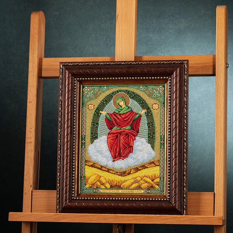 Набор вышивки бисером «Богородица Спорительница Хлебов» — картинка 3