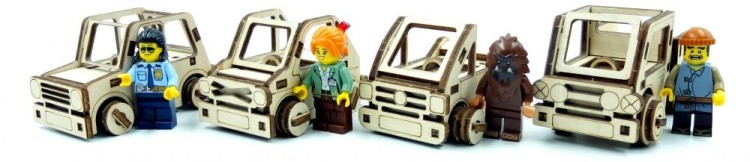 Конструктор из дерева «Джип», Playwood — картинка 3