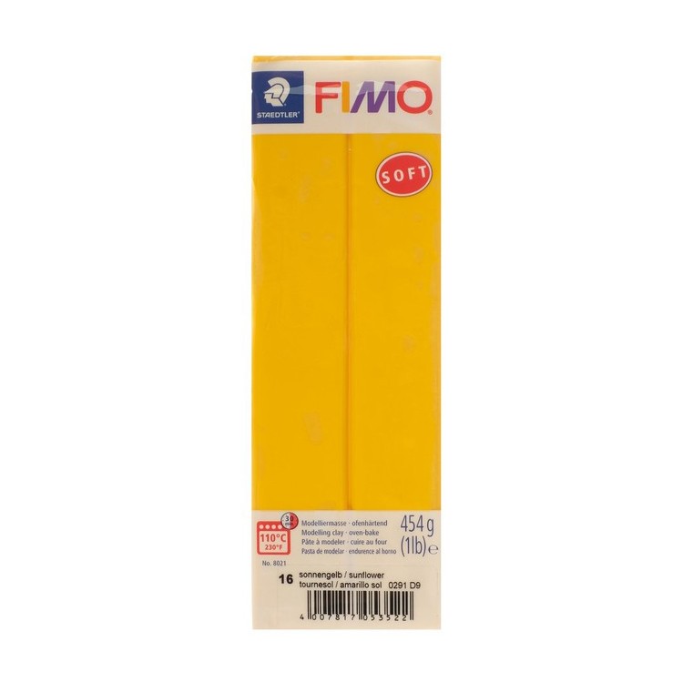 FIMO Soft, цвет: 16 жёлтый, 454 г — картинка 2