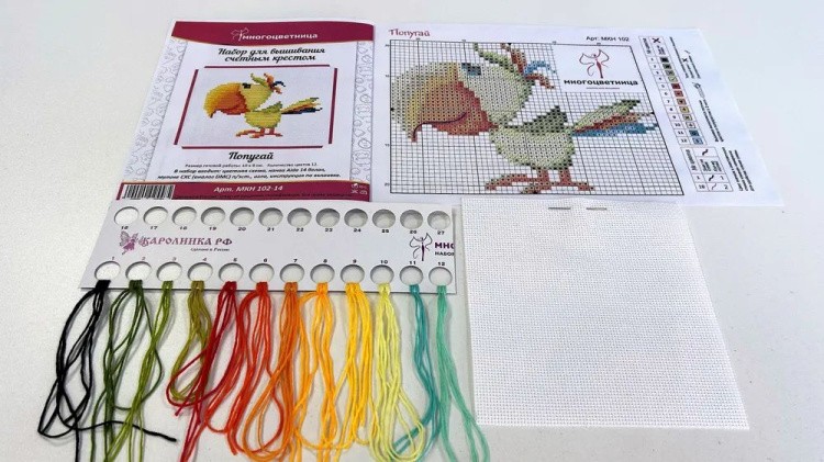 Набор для вышивания «Попугай» — картинка 2