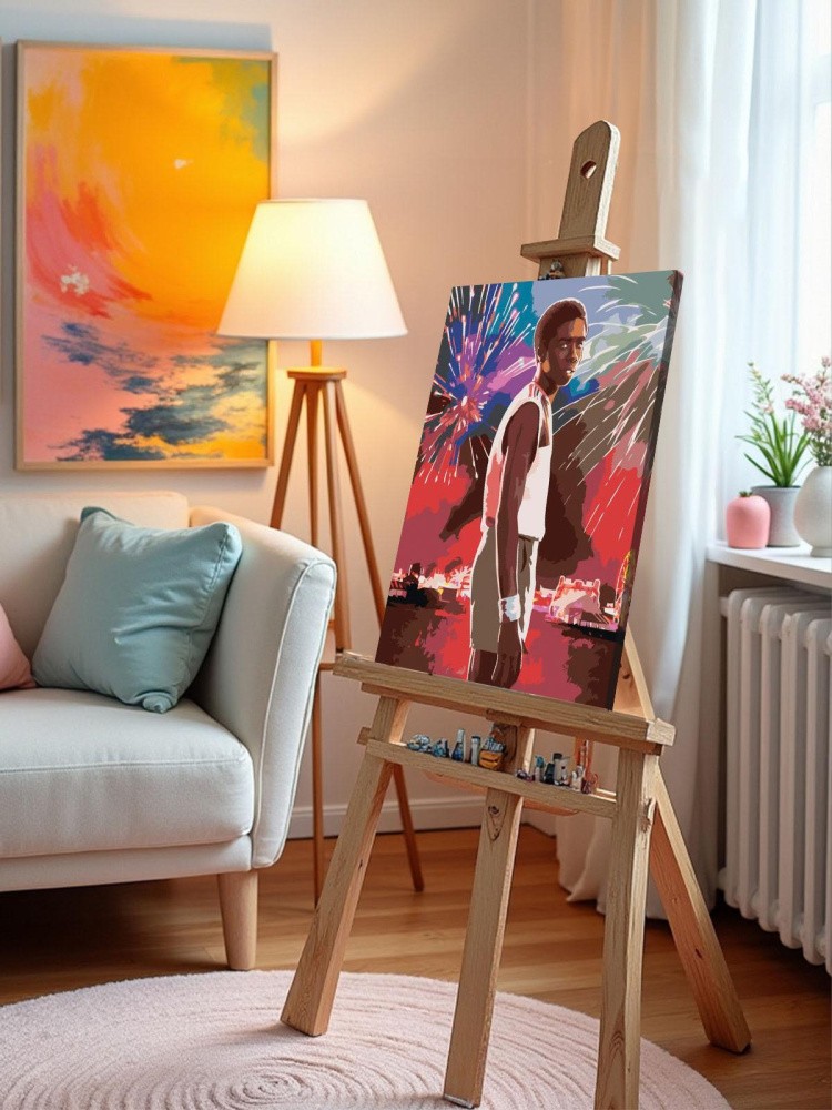 Картина по номерам «Очень странные дела: Лукас Синклер - Калеб Маклафлин» — картинка 10