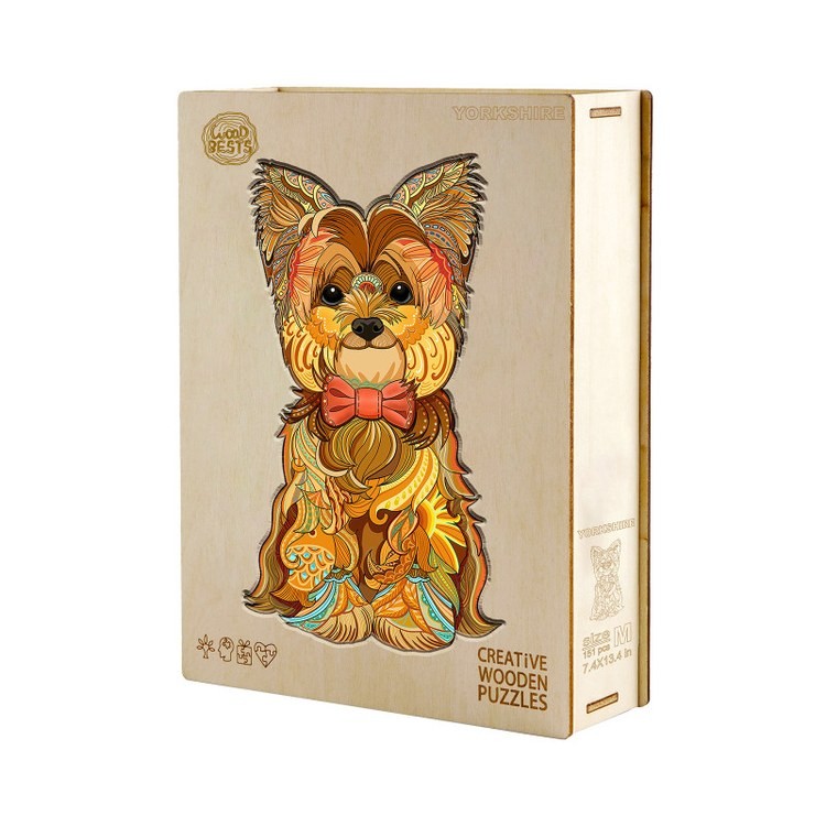 Деревянные пазлы «Йоркширский Терьер S», Woodbests — картинка 5