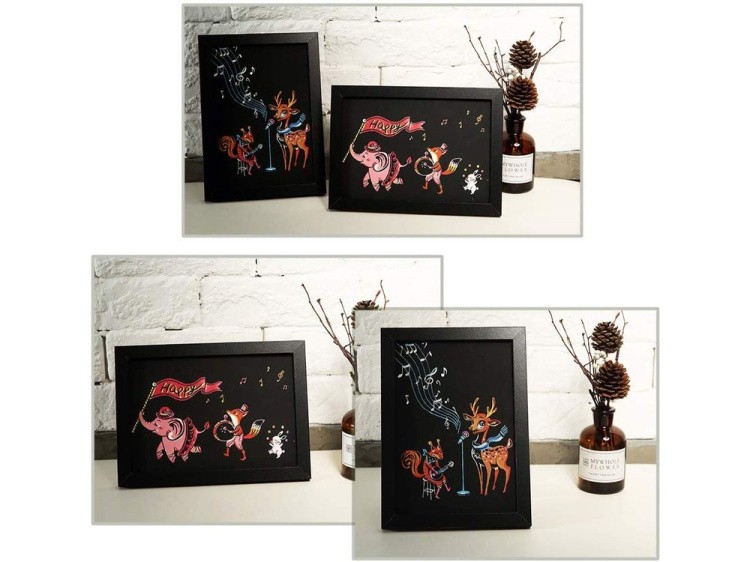 Набор скретч-открыток «Cute Animals» (цветные) — картинка 6