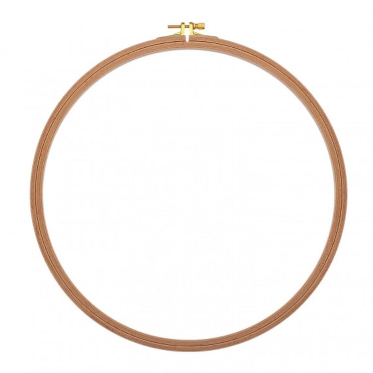 Пяльцы деревянные с винтом, диаметр 28 см, h=16 — картинка 2