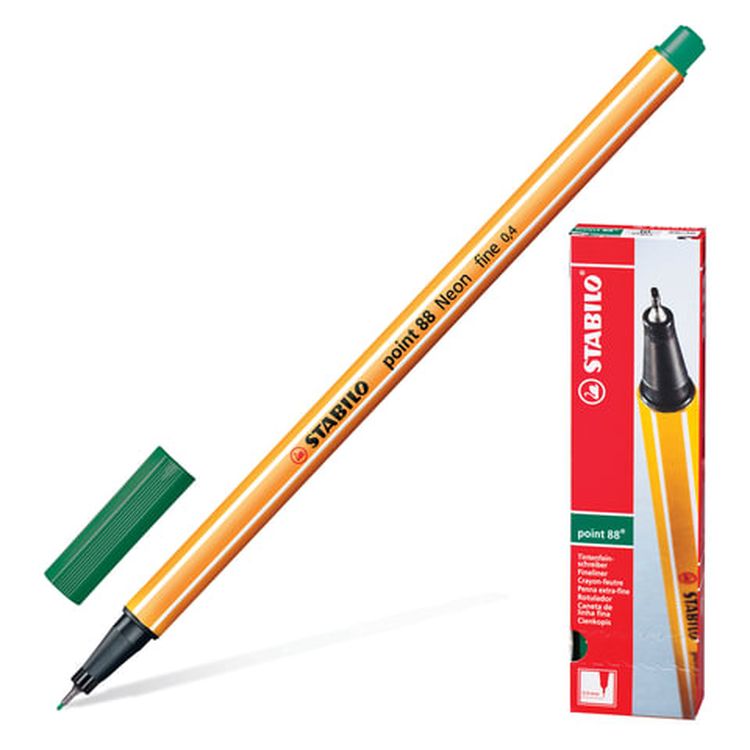 Ручка капиллярная (линер) STABILO «Рoint 88», зеленовато-бирюзовая